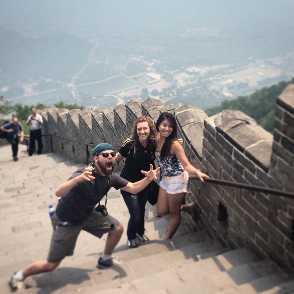 UTA students on Great Wall of China